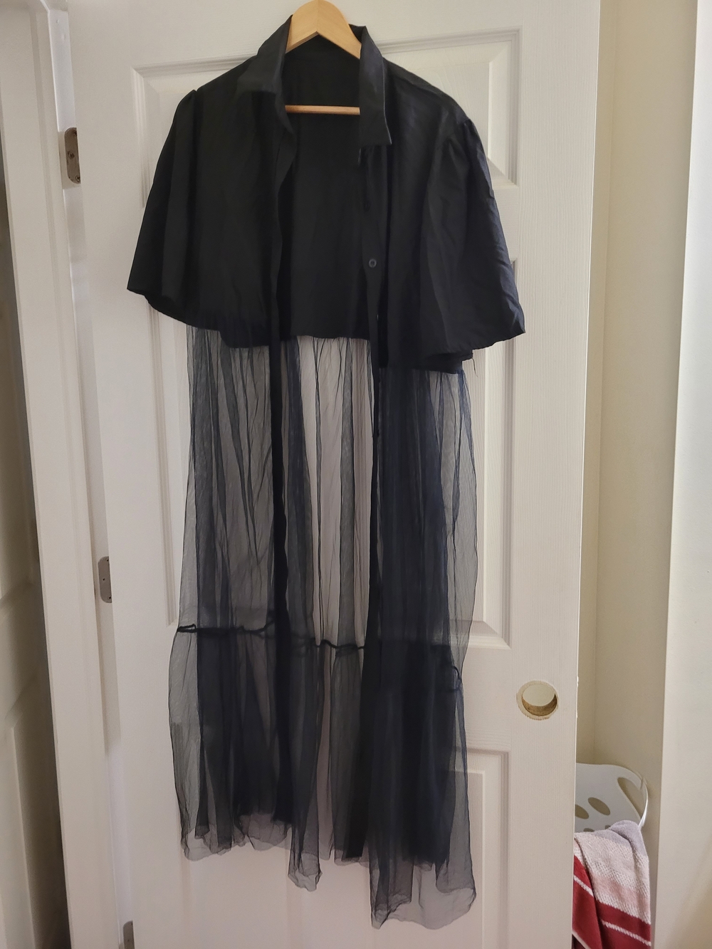 Black Sheer Shirt